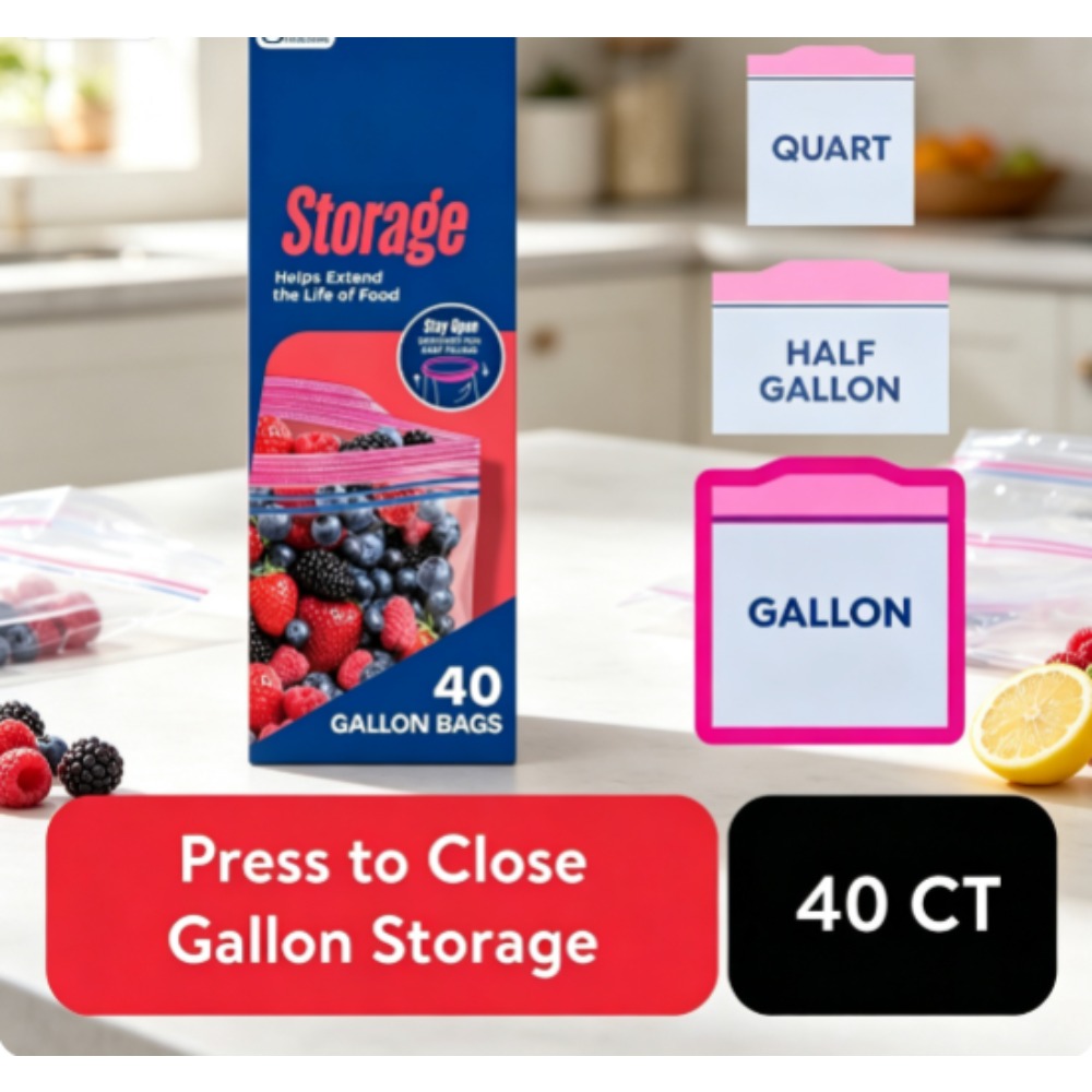 Food Storage Brands - Ziploc Brand Food Storage Bags, School