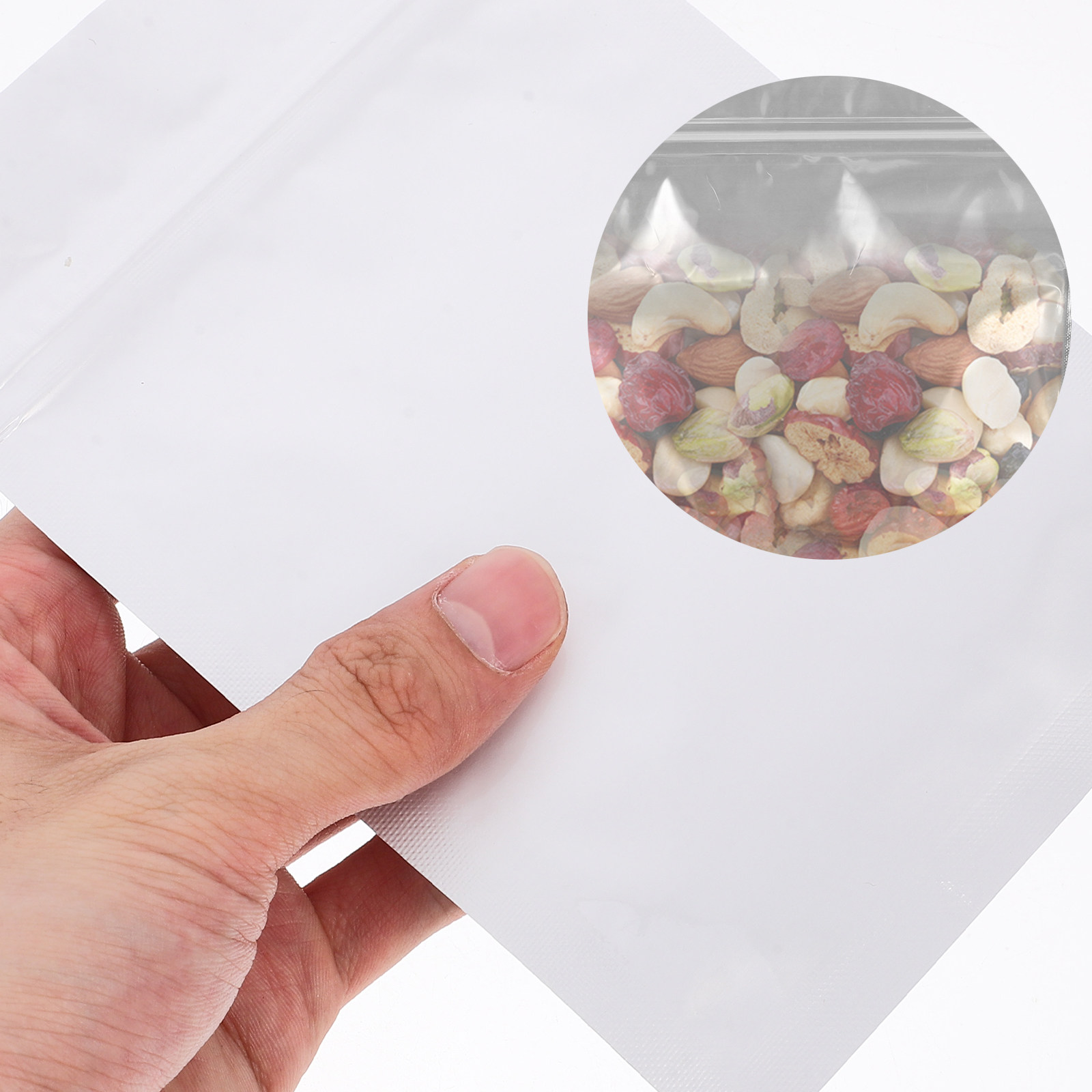 Food Storage Usa - 50Pcs Heavy Duty Resealable Aluminum Foil