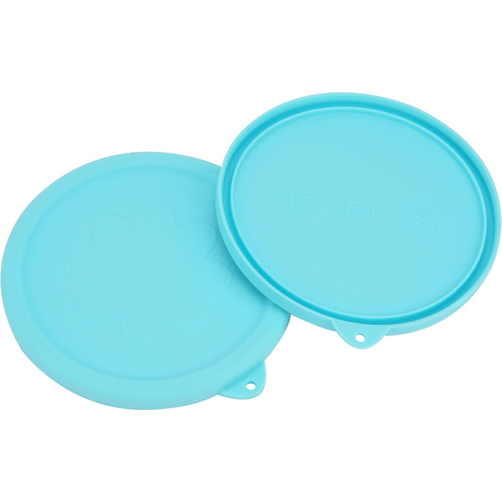 Food Storage Set Glass - Silicone Lids for Glass Mixing Bowls