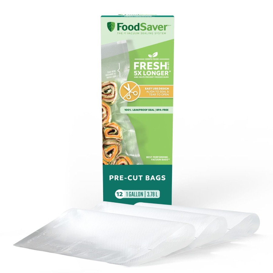 Food Storage Bags Reusable - Gallon Vacuum Sealer Bags 11