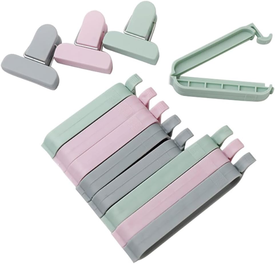 Food Storage Plastic Bag - 12pcs Plastic Bag Clips Sealing Clips