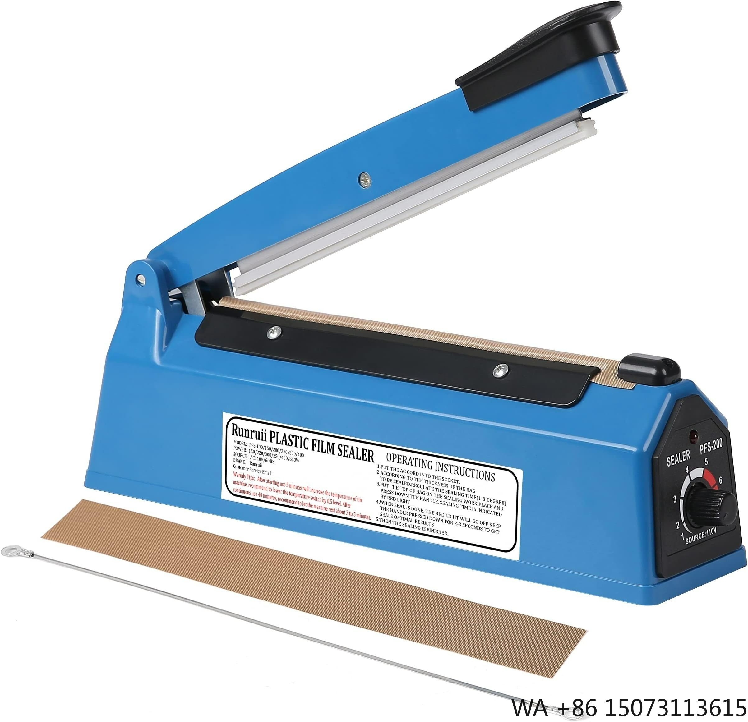 Food Storage Usa - 8 Inch Impulse Bag Sealer Manual
