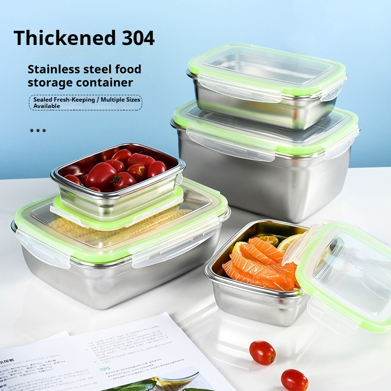 Food Storage And Preservation - 304 Stainless Steel Lunch Box Set