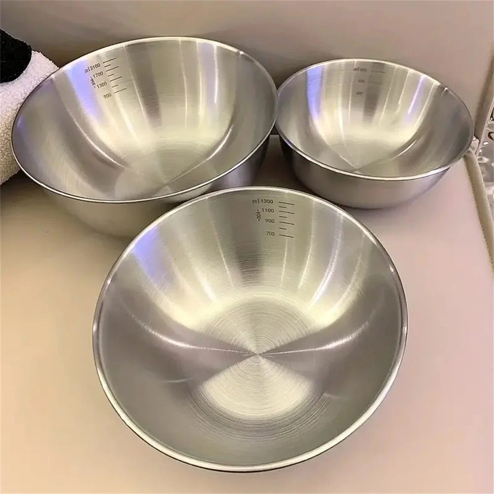 Food Storage And Preservation - 1-3 Stainless Steel Bowl Set with