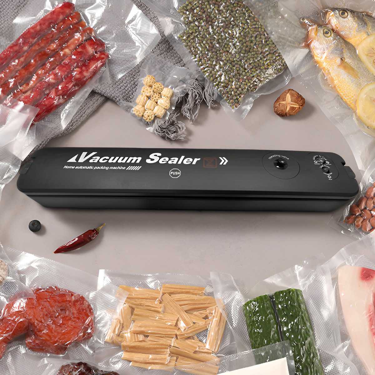 Vacuum Sealer Bag - 220V EU Plug Food Vacuum Sealer