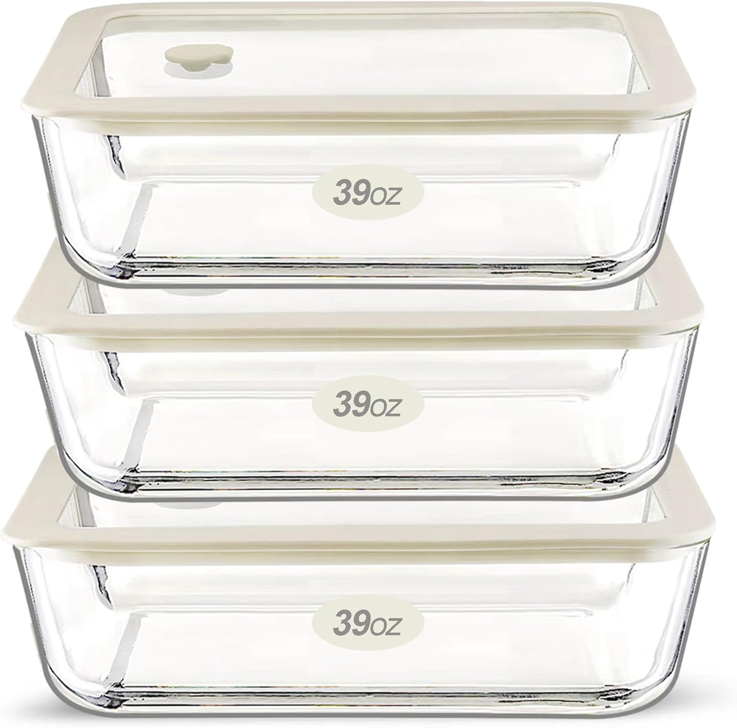Food Storage Set Glass - Glass Food Container Set with Glass