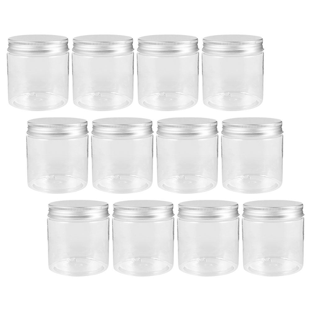 12Pcs Clear Small Mason Jars w - огляд і ціна Food Storage Jars Plastic