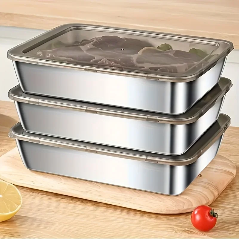 5pcs Stainless Steel Food Stor - огляд і ціна Food Storage With Colander