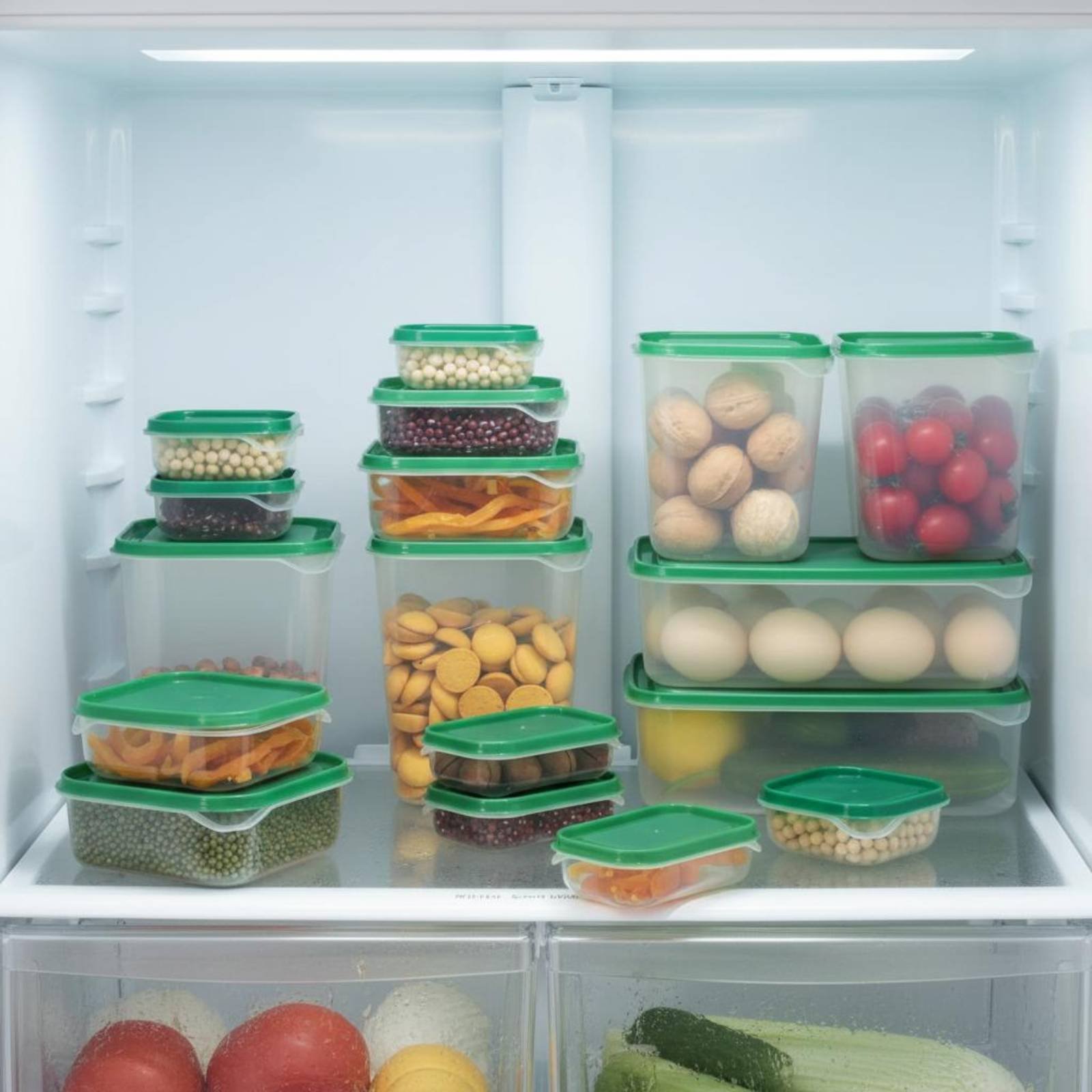 17 Pieces Fridge Storage Box S - огляд і ціна Food Storage Plastic Boxes