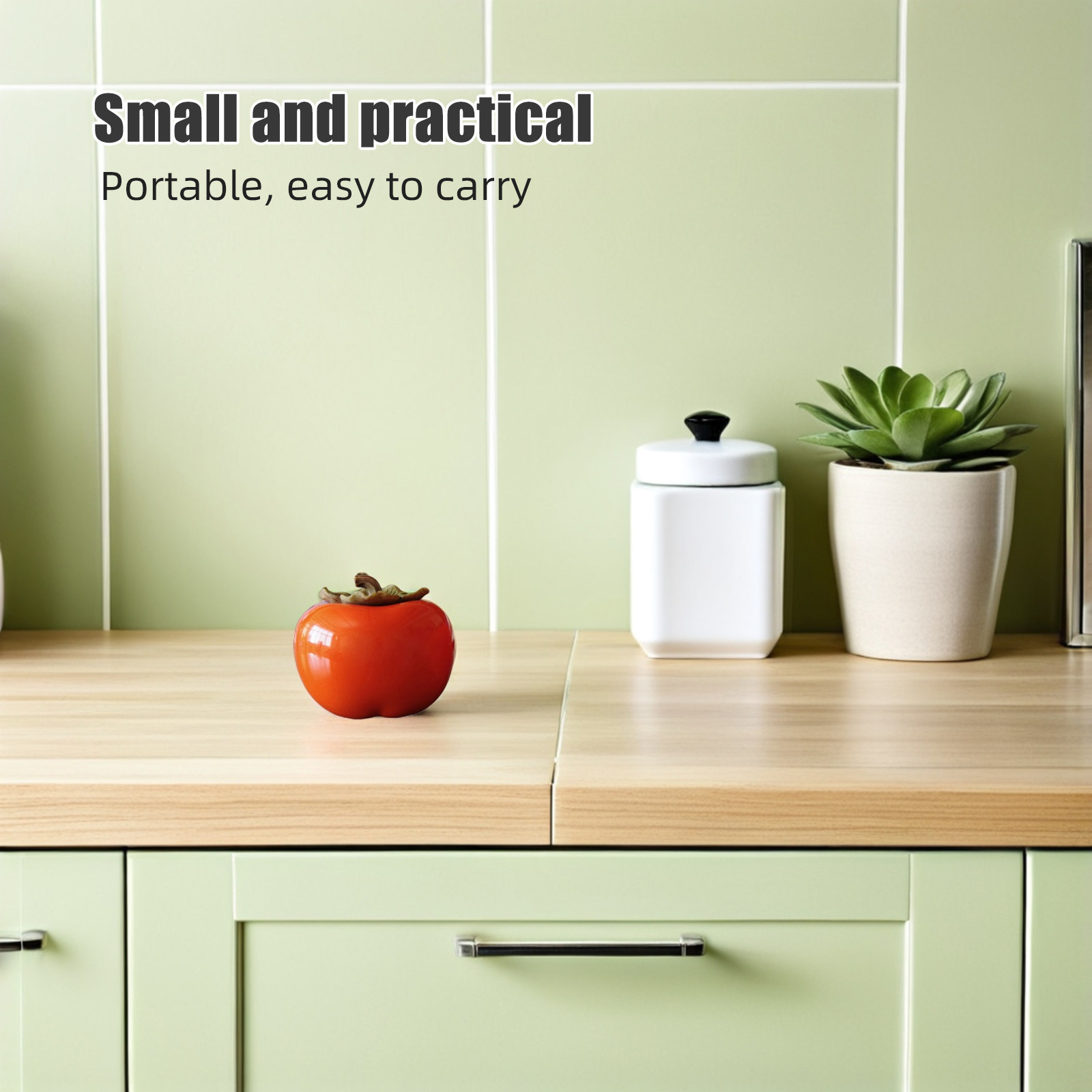 2Pcs Orange Persimmon Style Ce - огляд і ціна Food Storage Jars Airtight