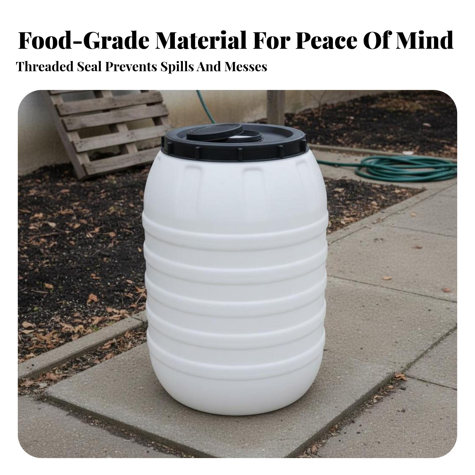 Food Grade Plastic Barrel Airt - огляд і ціна Food Storage Usa