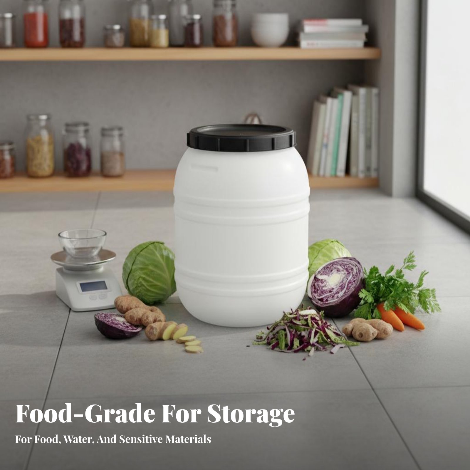 Food Grade Plastic Barrel Airt - огляд і ціна Food Storage Usa
