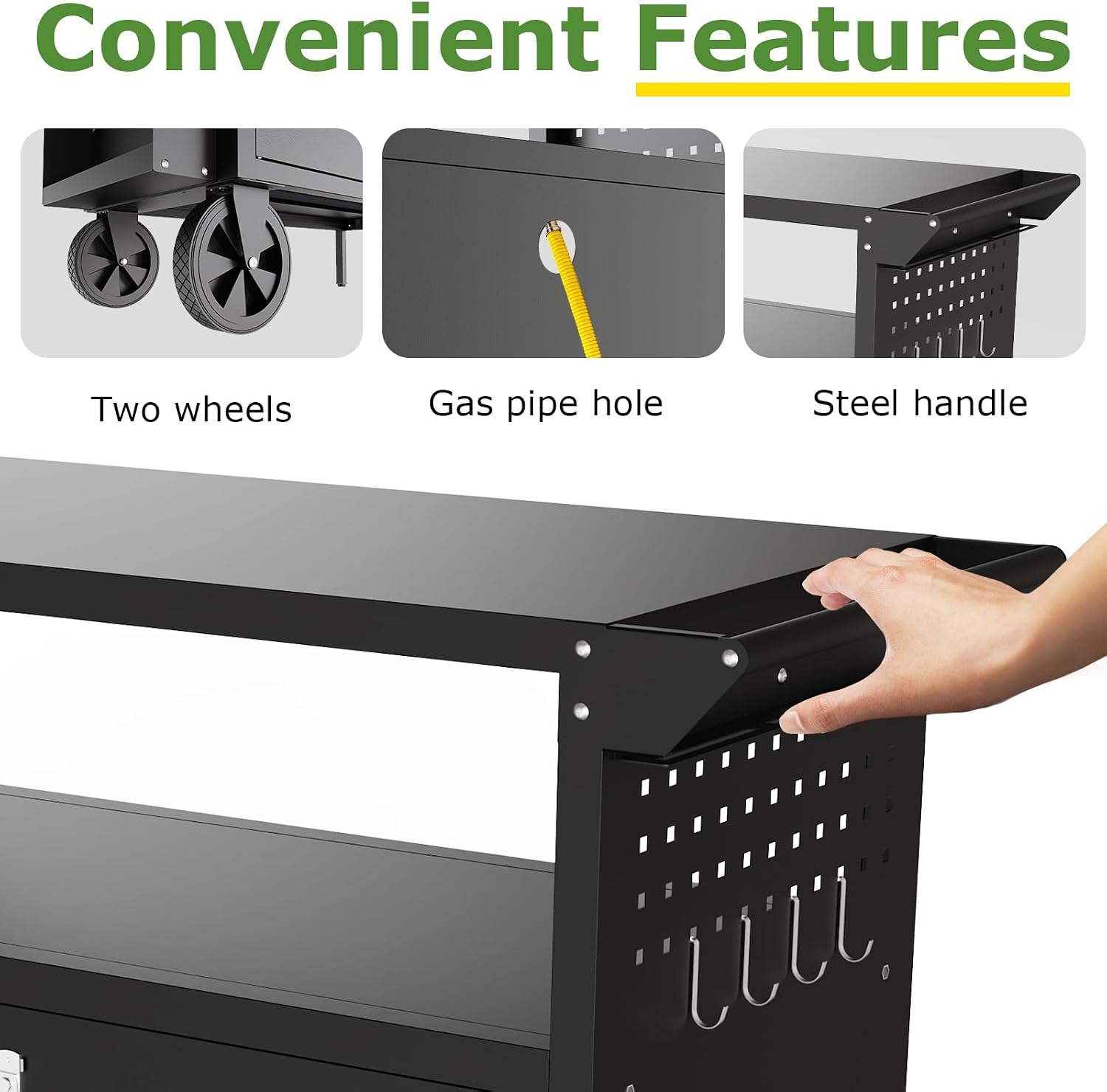 Outdoor Grill Cart Table With  - огляд і ціна Food Storage And Preservation