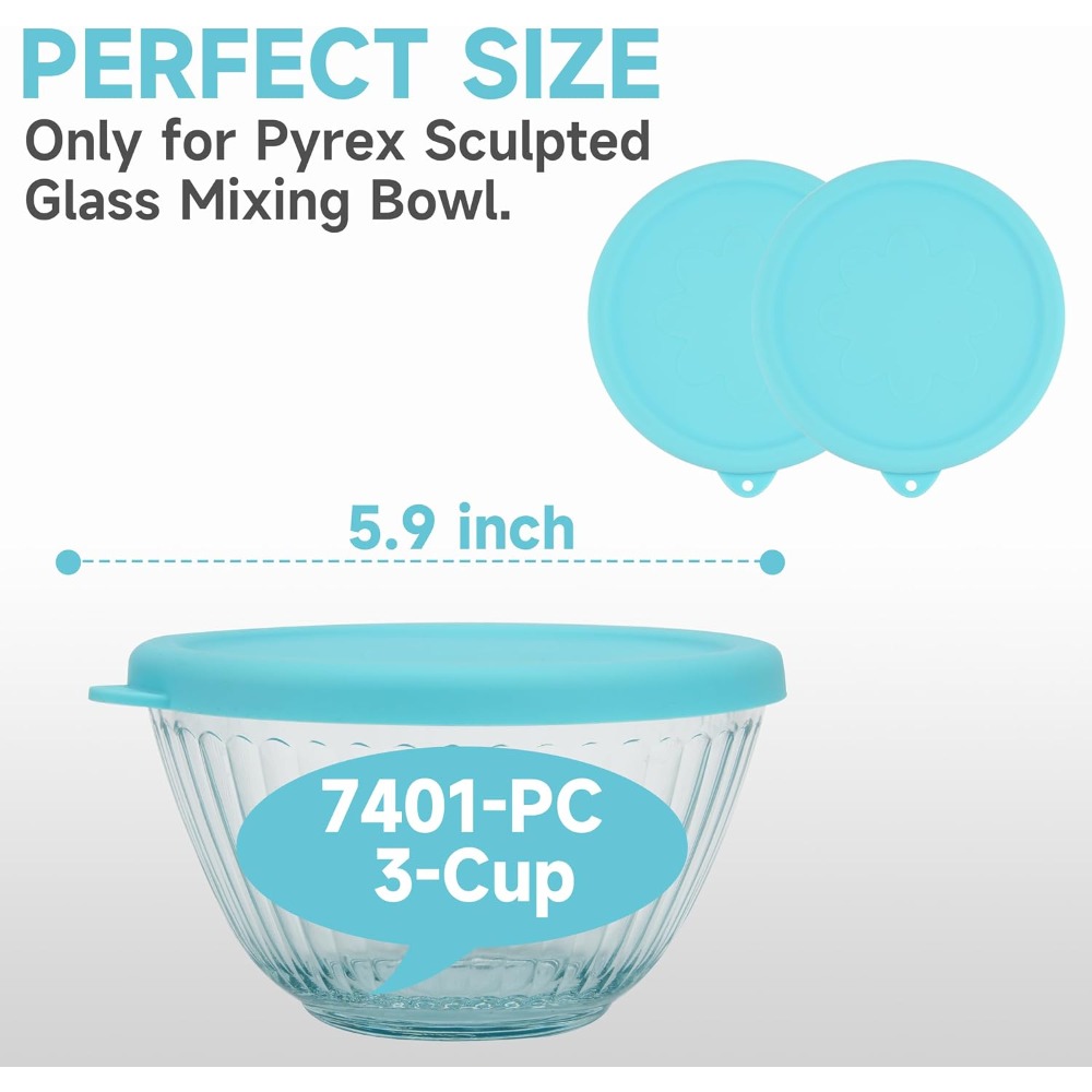 Silicone Lids for Glass Mixing - огляд і ціна Food Storage Set Glass