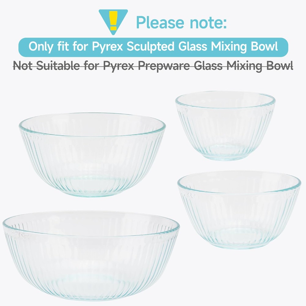 Silicone Lids for Glass Mixing - огляд і ціна Food Storage Set Glass