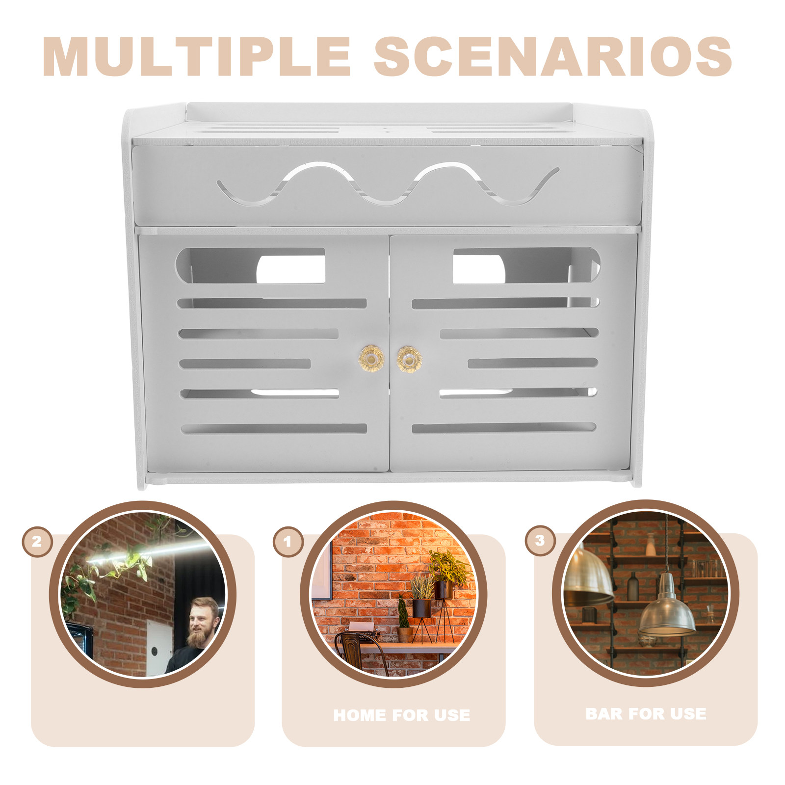 3 Layers WiFi Router Storage B - огляд і ціна Food Storage Plastic Boxes