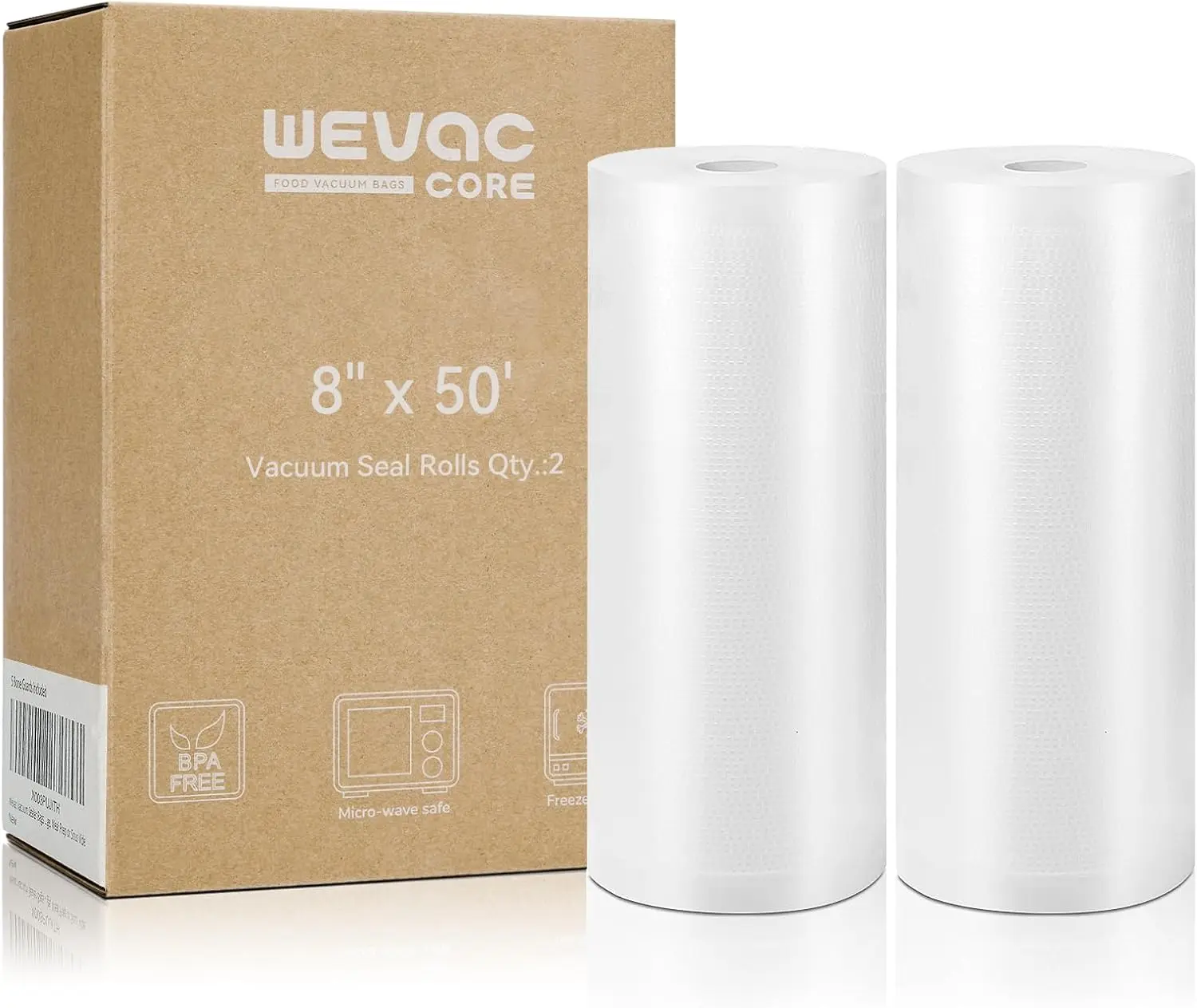 Vacuum Sealer Bags 8x50 Rolls  - огляд і ціна Vacuum Sealer Bag