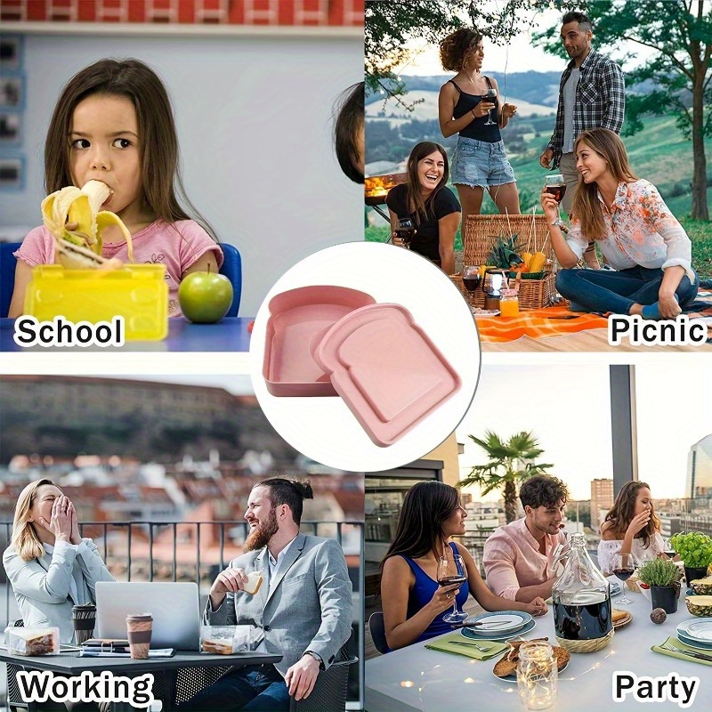 1pc Bento Boxes, Sandwich Cont - огляд і ціна Food Storage Plastic Boxes