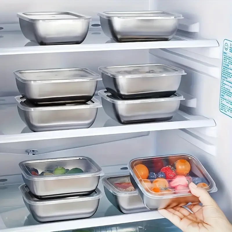 5-Piece Stainless Steel Food S - огляд і ціна Food Storage Prep Containers