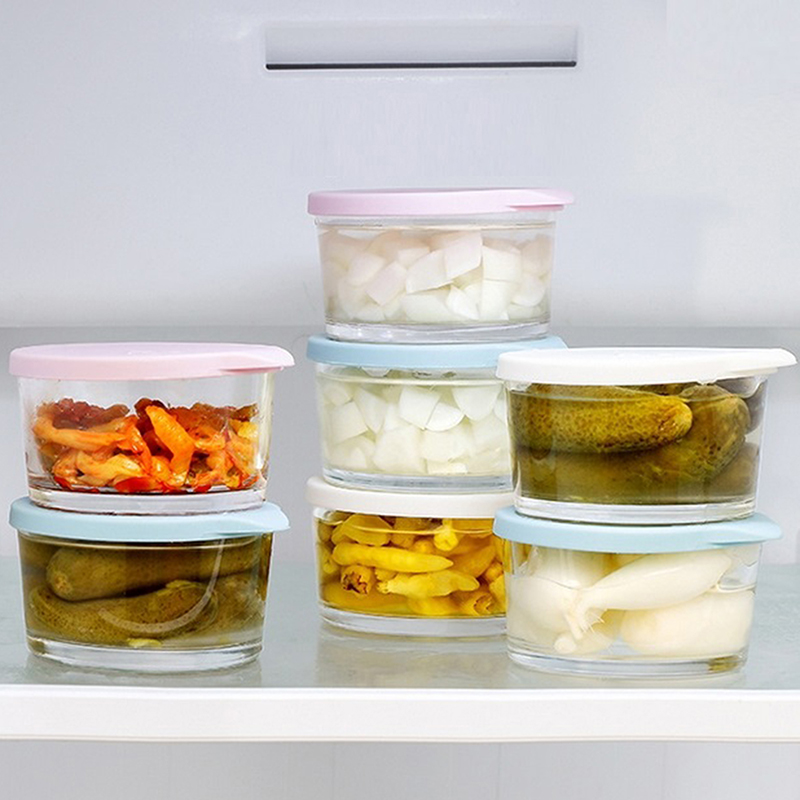 ●Microwave Safe Round Food Sto - огляд і ціна Food Storage Jar Glass