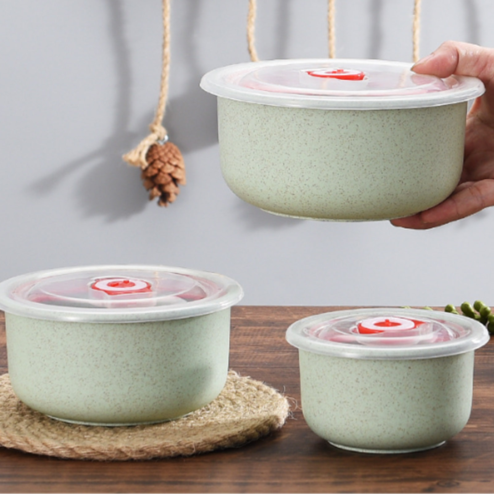 3pcs Food Storage Containers B - огляд і ціна Food Storage Prep Containers
