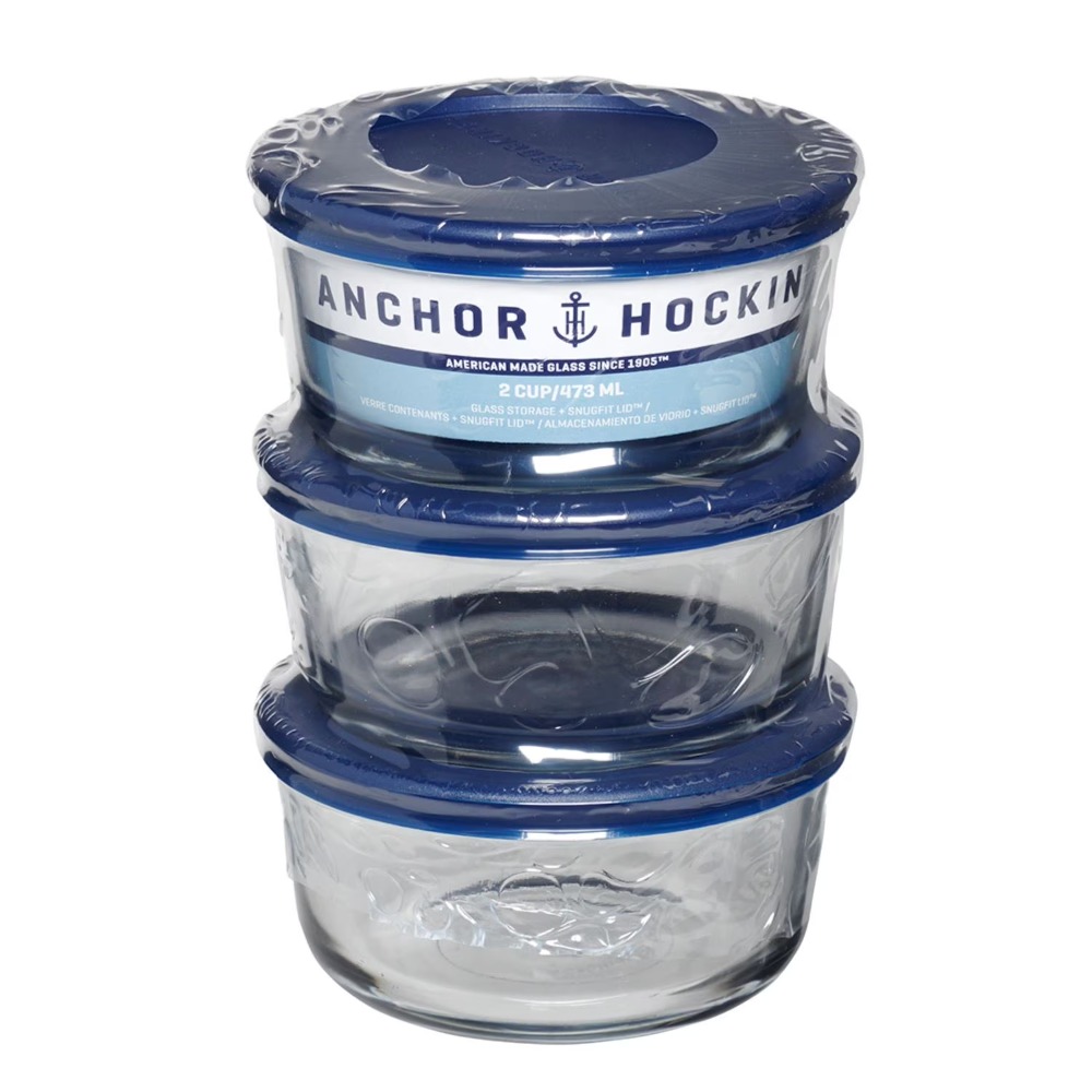 Anchor Hocking Glass Food Stor - огляд і ціна Food Storage Set Glass