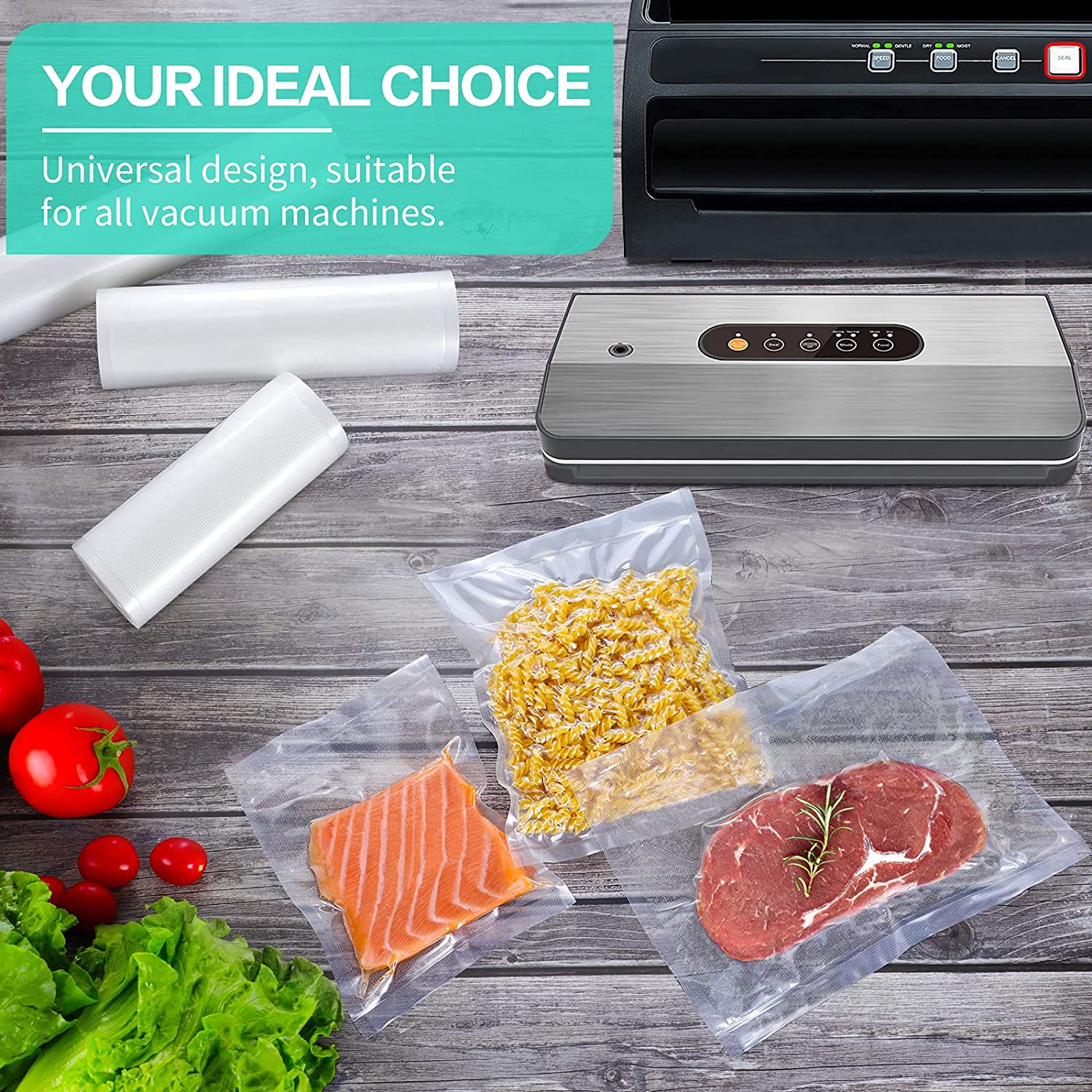 Kitchen Bags For Vacuum Food V - огляд і ціна Vacuum Sealer Bag