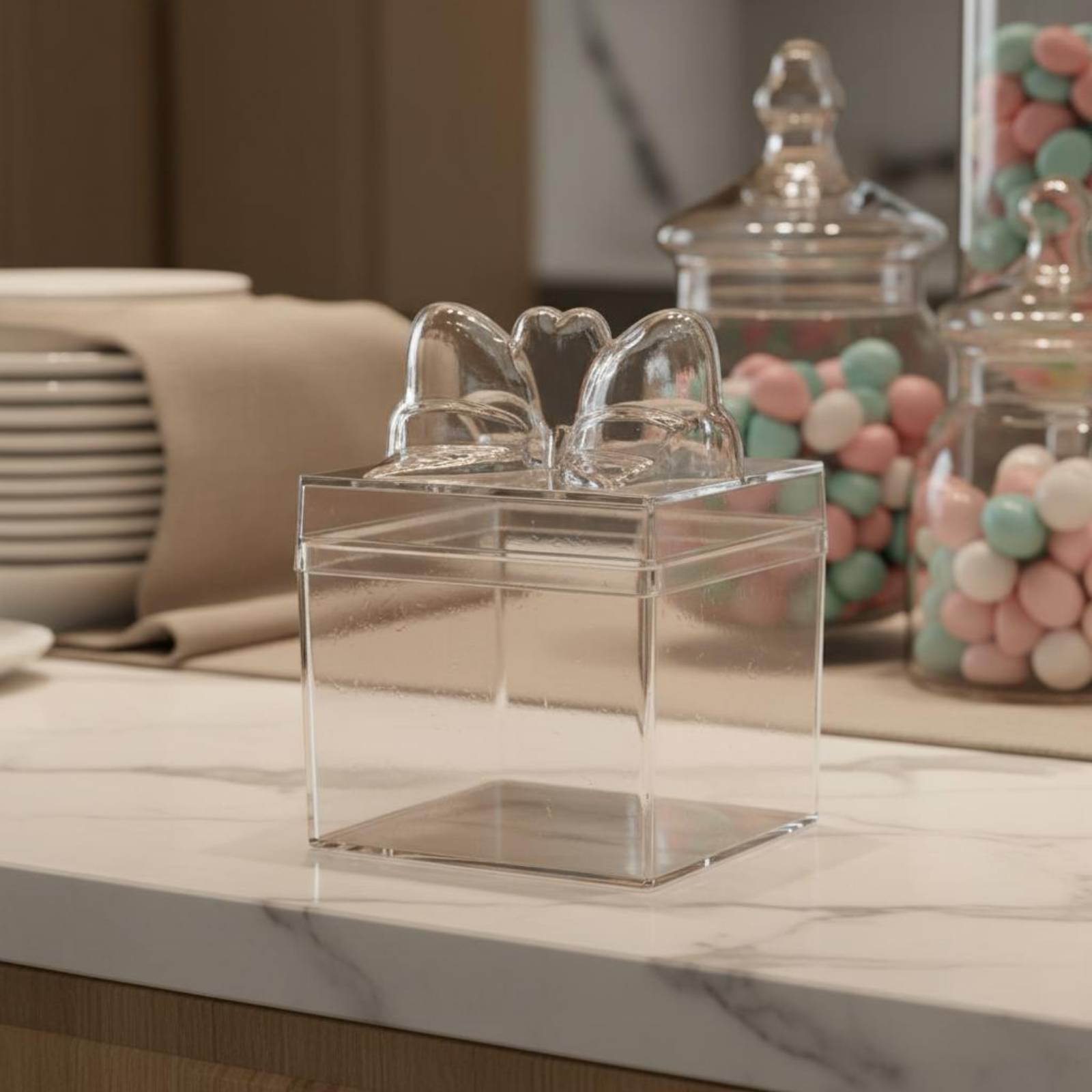 Clear Plastic Candy Box with R - огляд і ціна Food Storage Usa