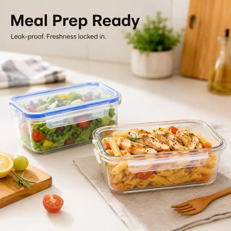 4 Sizes Refrigerator Storage B - огляд і ціна Food Storage Plastic Boxes