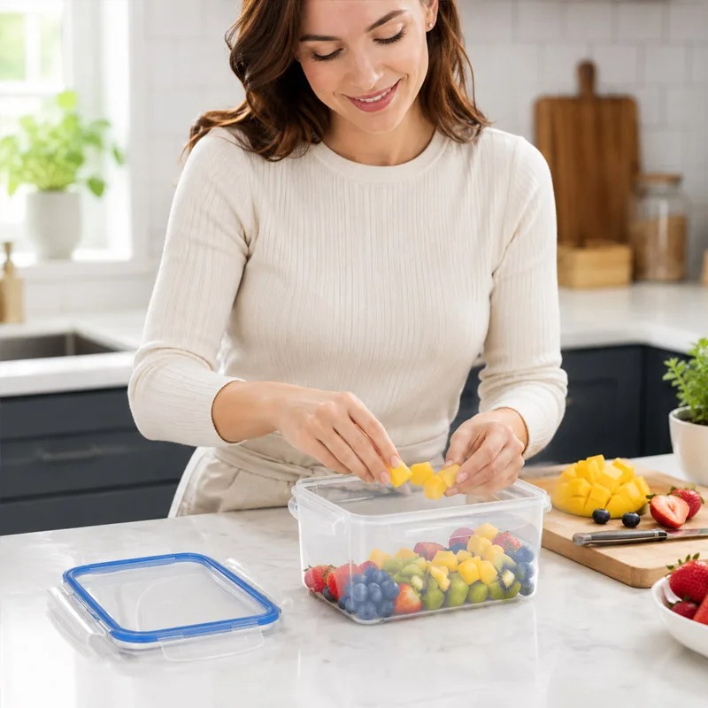 4 Sizes Refrigerator Storage B - огляд і ціна Food Storage Plastic Boxes