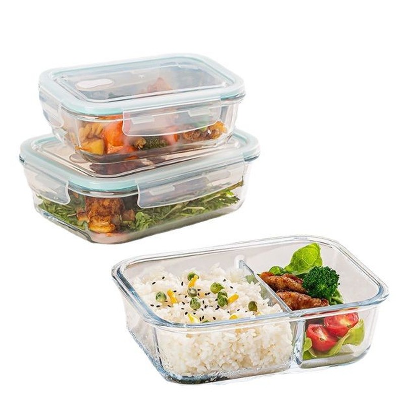 Home Kitchen Minimalist Glass  - огляд і ціна Food Storage Prep Containers