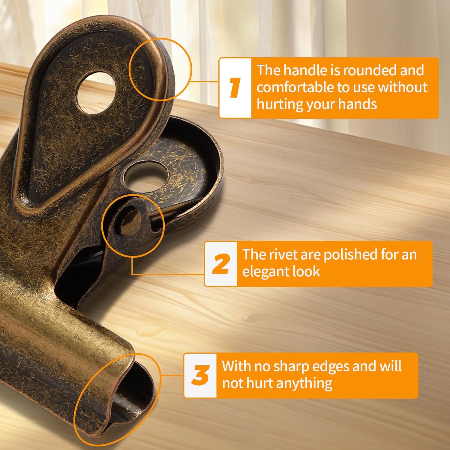 Bulldog Clips, 3 Pcs Binder Cl - огляд і ціна Food Storage Bags Reusable