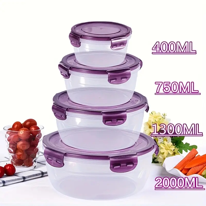4 Plastic Food Storage Contain - огляд і ціна Food Storage Plastic Boxes