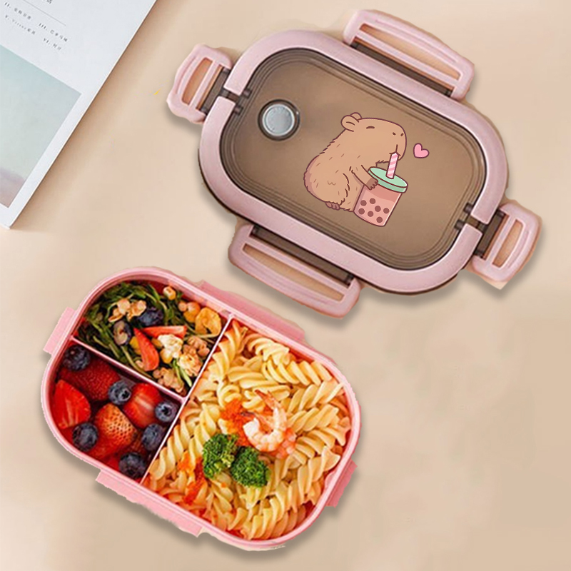 Capybara Bento Lunch Box Anime - огляд і ціна Food Storage Usa