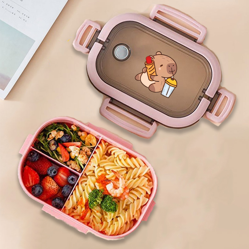 Capybara Bento Lunch Box Anime - огляд і ціна Food Storage Usa