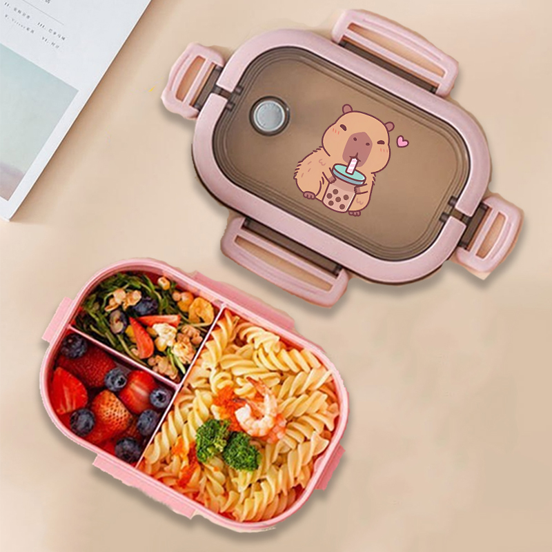 Capybara Bento Lunch Box Anime - огляд і ціна Food Storage Usa