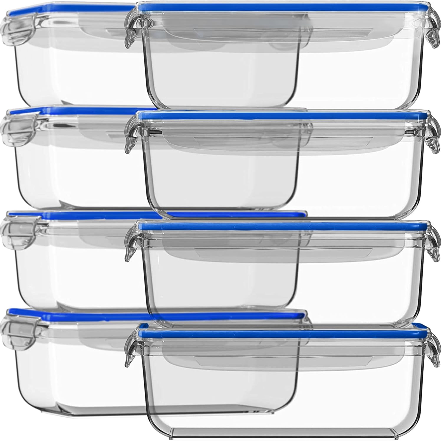 16 Pc (Set of 8) 30 Oz Glass M - огляд і ціна Food Storage Set Glass