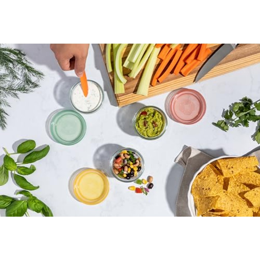 Color Lock Glass Meal Prep Set - огляд і ціна Food Storage Usa