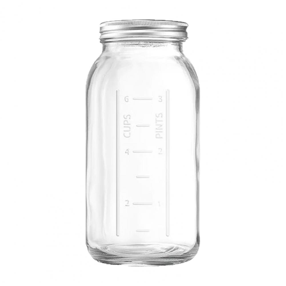 2000ML Wide Mouth Mason Glass  - огляд і ціна Food Storage Jar Glass