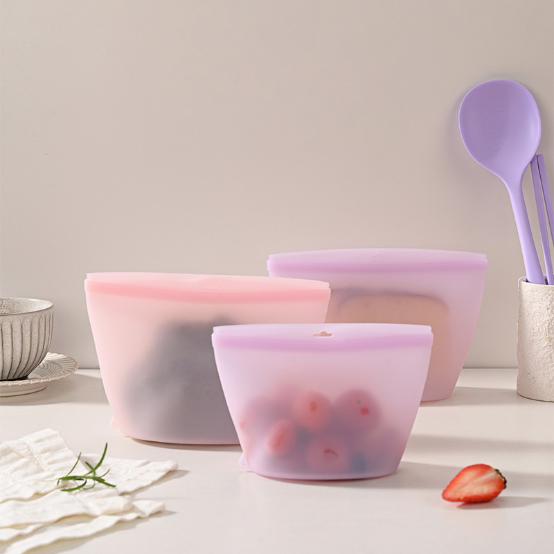 Self-Sealing Silicone Storage  - огляд і ціна Food Storage Bags Reusable