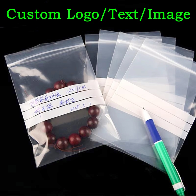 200PCS PE Clear Plastic Writin - огляд і ціна Food Storage Plastic Bag