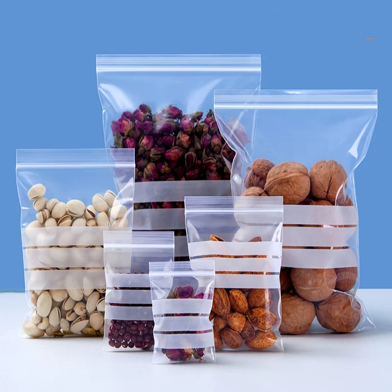 200PCS PE Clear Plastic Writin - огляд і ціна Food Storage Plastic Bag