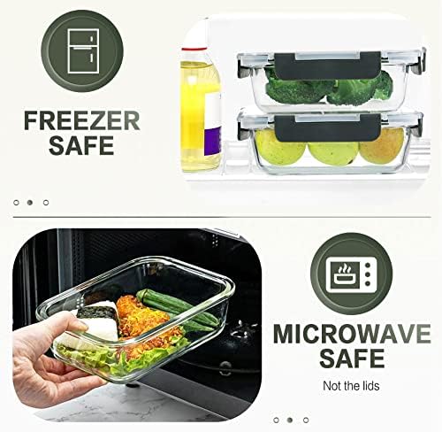 30 Pieces Glass Food Storage C - огляд і ціна Food Storage Set Glass