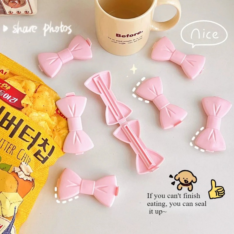 5PCS Kawaii Food Sealing Clip  - огляд і ціна Food Storage Plastic Bag