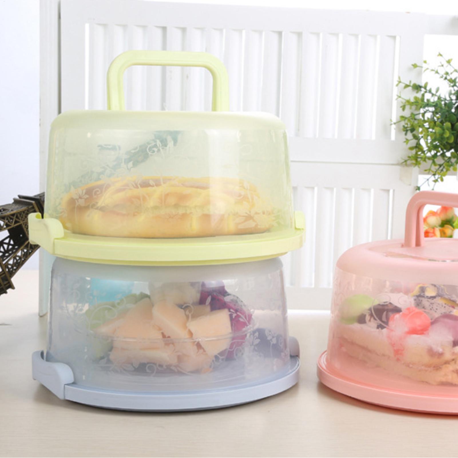 Handheld Cake Carrier Reusable - огляд і ціна Food Storage Plastic Boxes