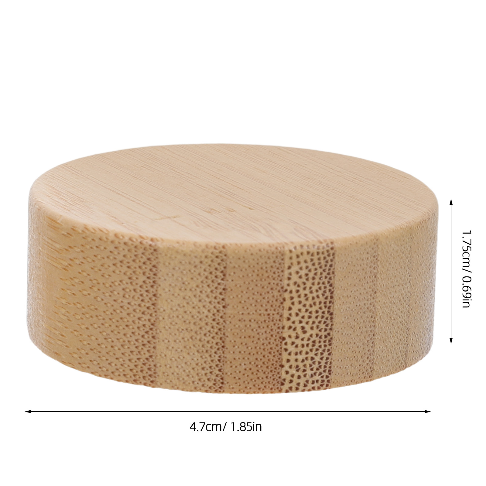 12 Pcs Natural Bamboo Lids Reu - огляд і ціна Food Storage Jars Airtight