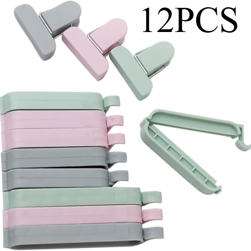 12pcs Mixed Color Plastic Seal - огляд і ціна Food Storage Plastic Bag