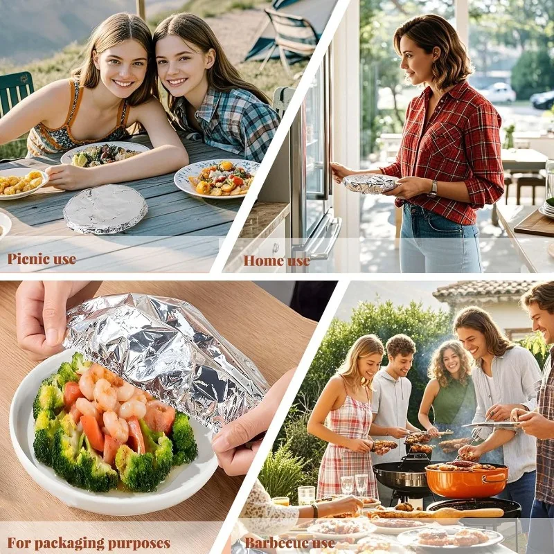 10/20PCS Aluminum Foil Cover H - огляд і ціна Food Storage To Keep Warm