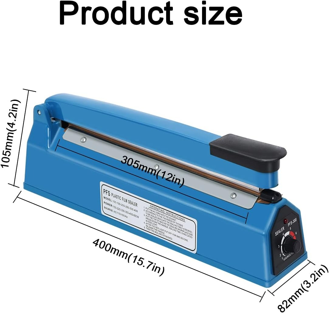 8 Inch Impulse Bag Sealer Manu - огляд і ціна Food Storage Usa