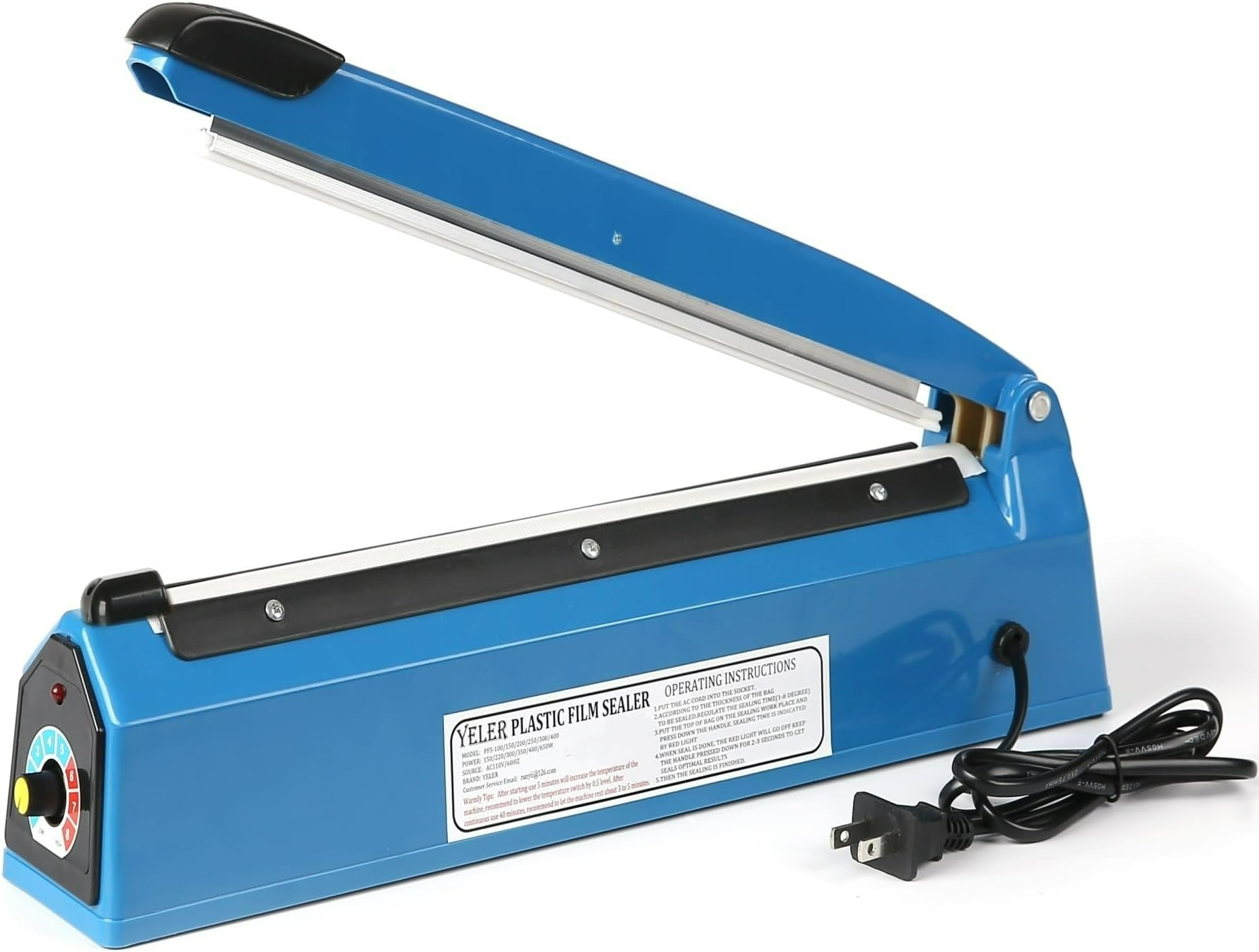 8 Inch Impulse Bag Sealer Manu - огляд і ціна Food Storage Usa
